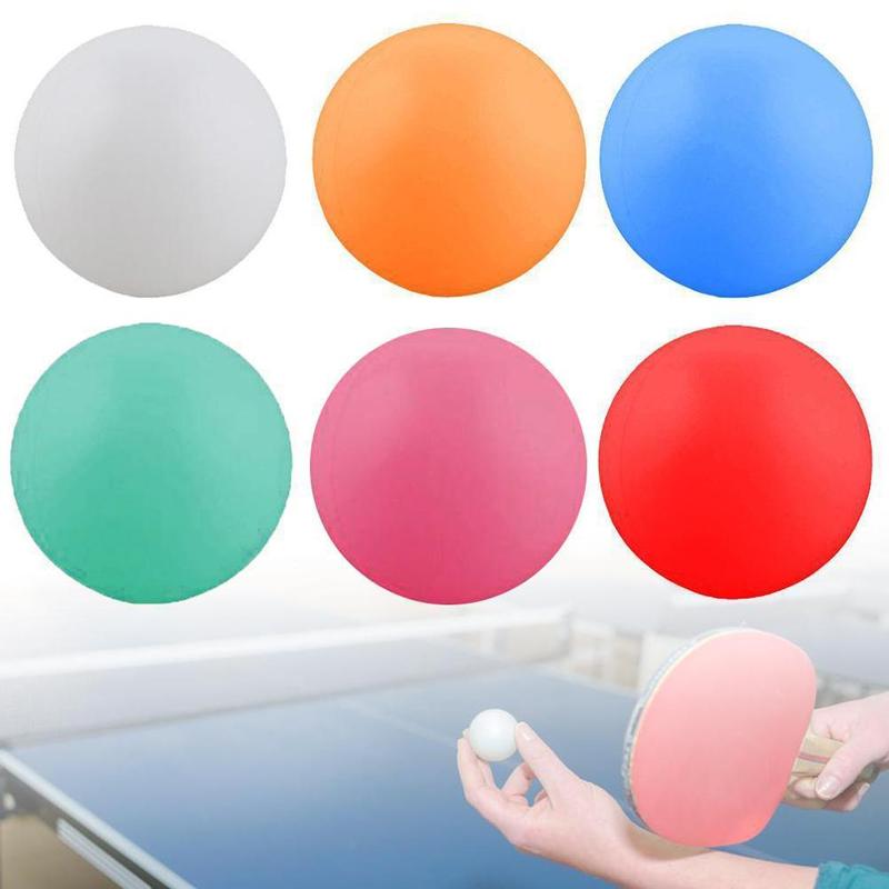 10 Pcs Color Wordless Table Tennis Seamless High Hardness Pong Durable Table Tennis