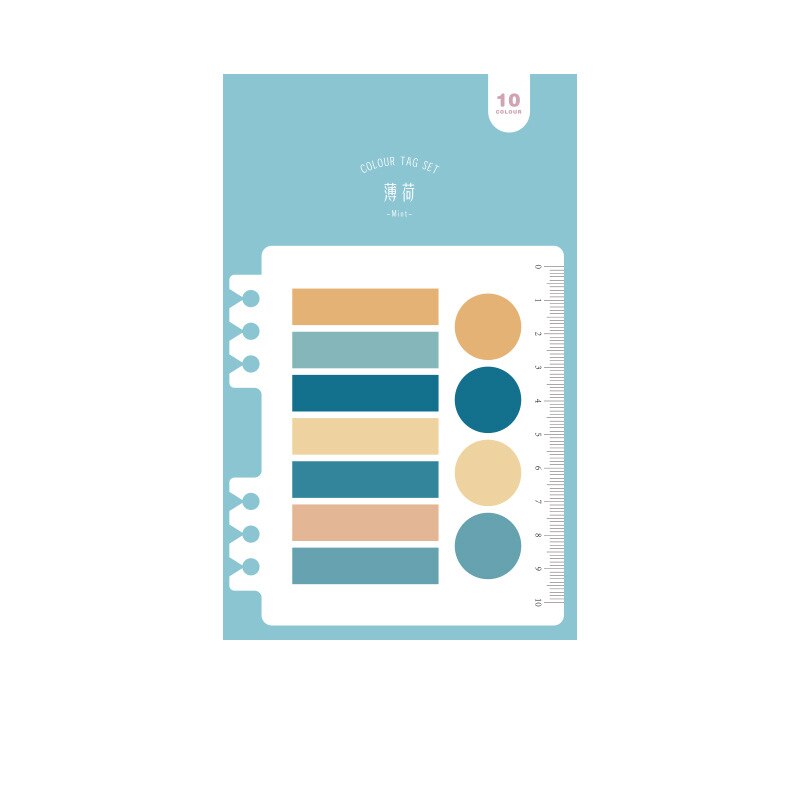 Gradient Color Post-It Notes Handmade DIY Scrapbooking Stickers Stationary Office School Supplies Paper Memo Pad Sticky Label: Green