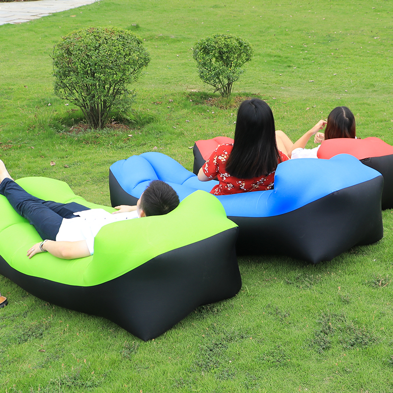 La mejor tumbona inflable, hamaca portátil, sofá de aire y silla de Camping, sofá inflable Ideal y silla de playa, bolsa de aire de Camping