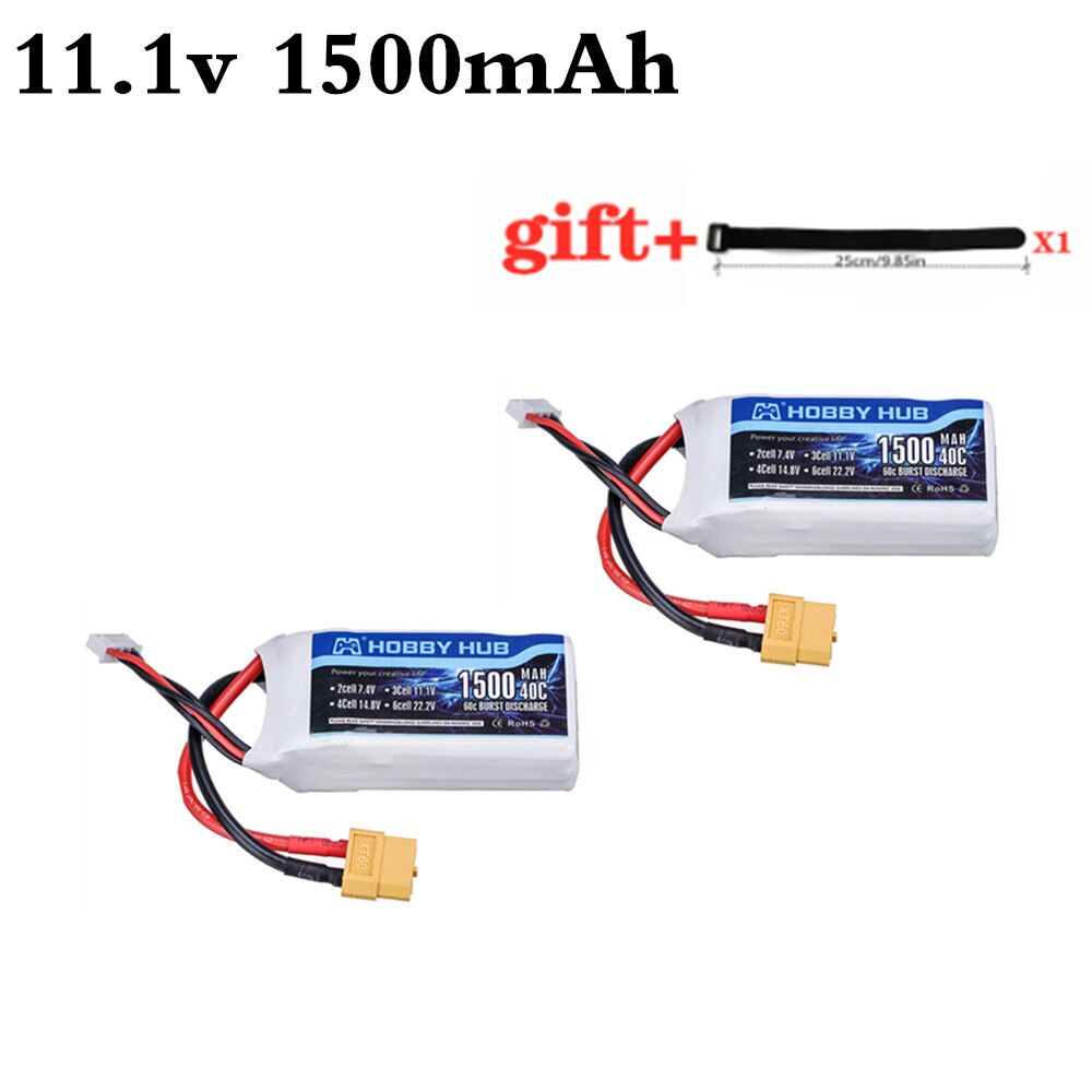 3s 11.1V 1500mah Lipo Battery for RC Car Airplane Boat Quadcopter Spare Parts 11.1v 40c Battery For WLtoys V950