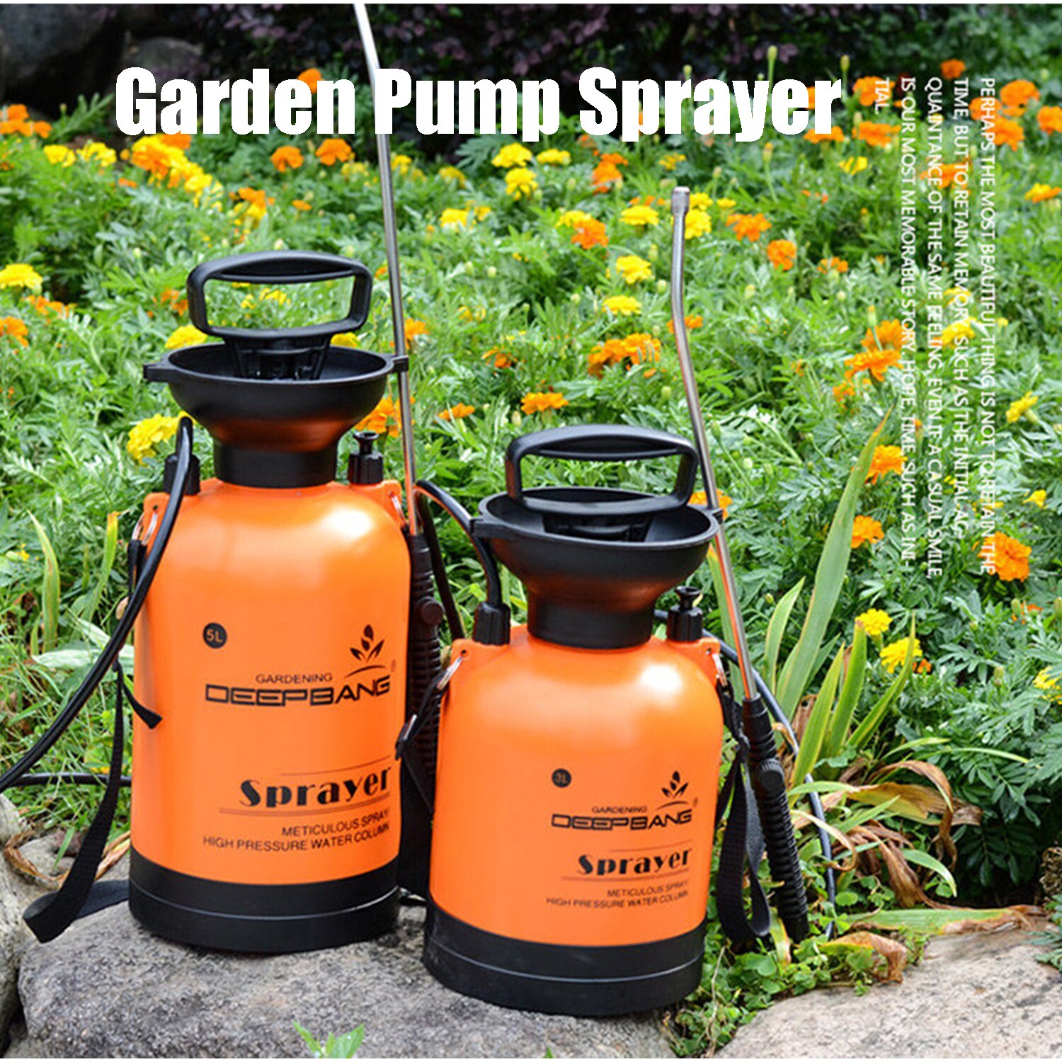 Garden Pump Sprayer Handheld Water Sprayer Plant Water Sprayer Lawn Bottle for Watering Cleaning Fertilizing