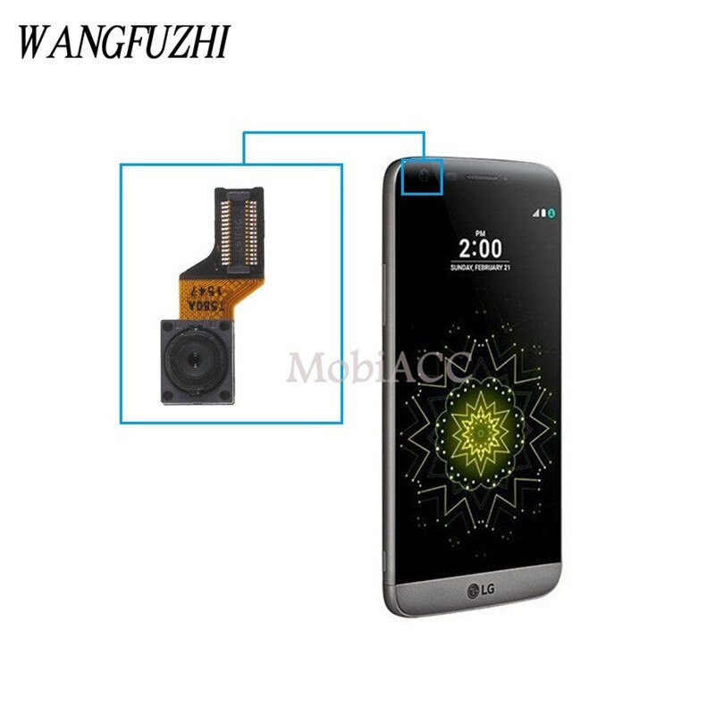 WANGFUZHI Originale 8MPixel Anteriore di Fronte Modulo Della Macchina Fotografica Parte di Ricambio per LG G5 H850 H858 VS987 H820 LS992 H830 noi992