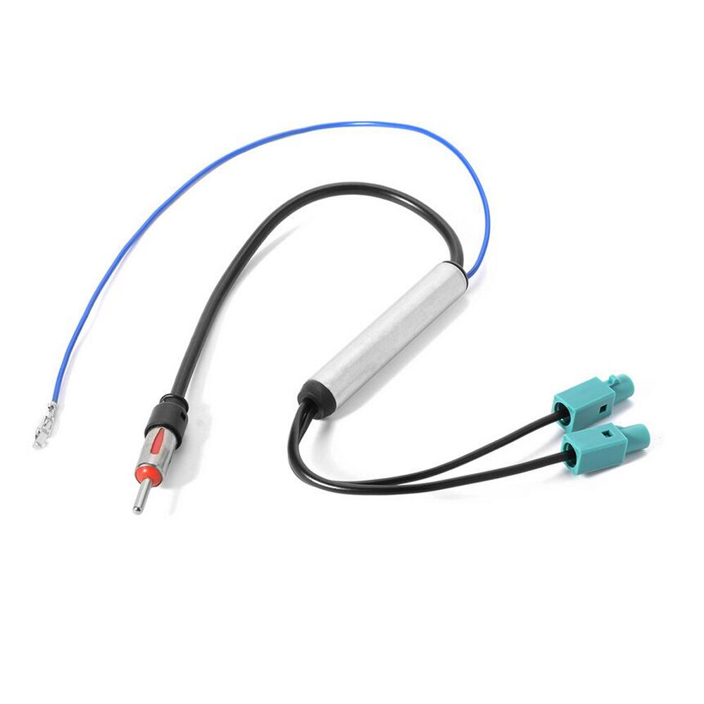 To fakra han  to 1 din universal konvertering kabel radio antenne interface adapter stik
