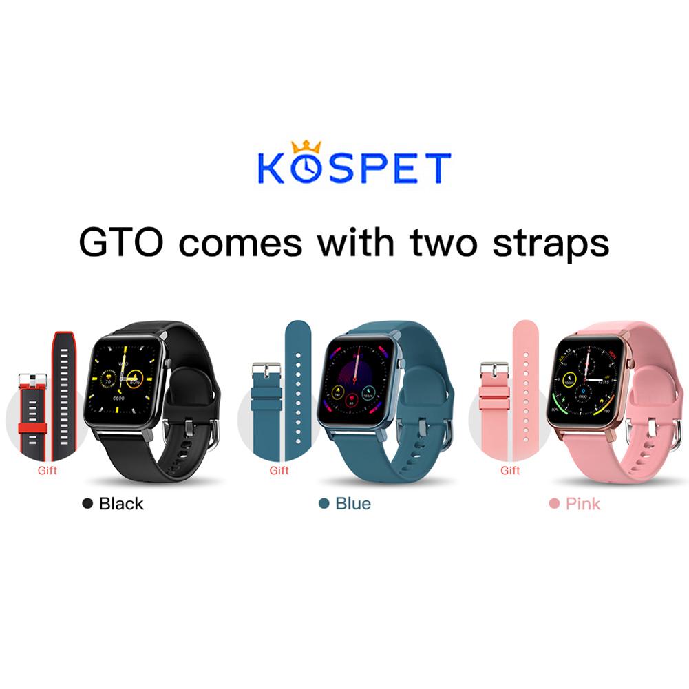 KOSPET GTO Clever Uhr Männer IP68 wasserdicht Herz Bewertung Monitor Bluetooth Sport Fitness Tracker Frauen Smartwatch Für Art Band