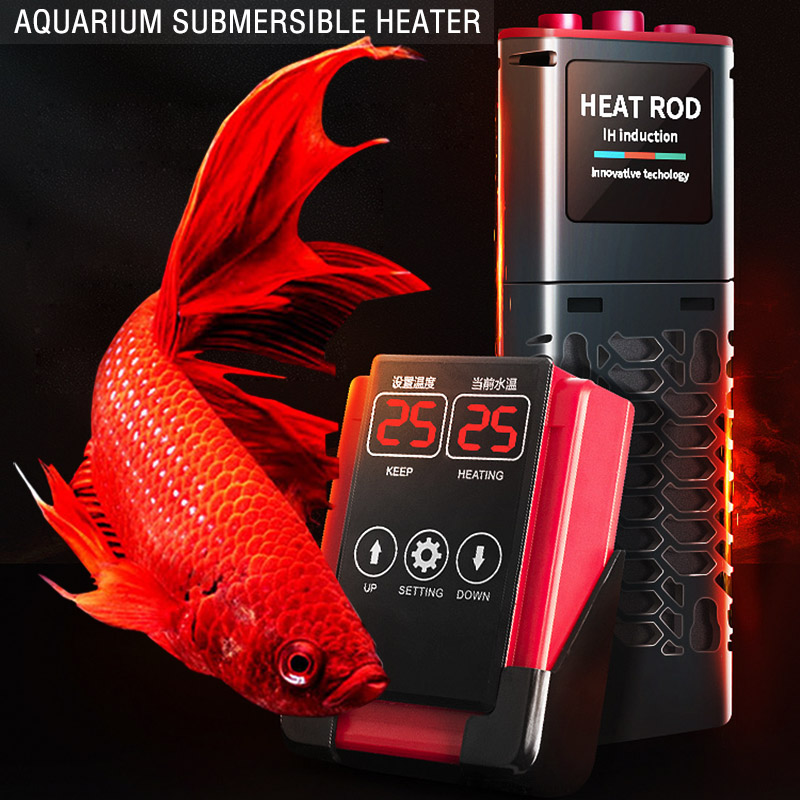 1200W Aquarium Heater Temperatuur Controller Aquarium Led Digitale Display Verstelbare Water Verwarmingselement Temperatuurregeling