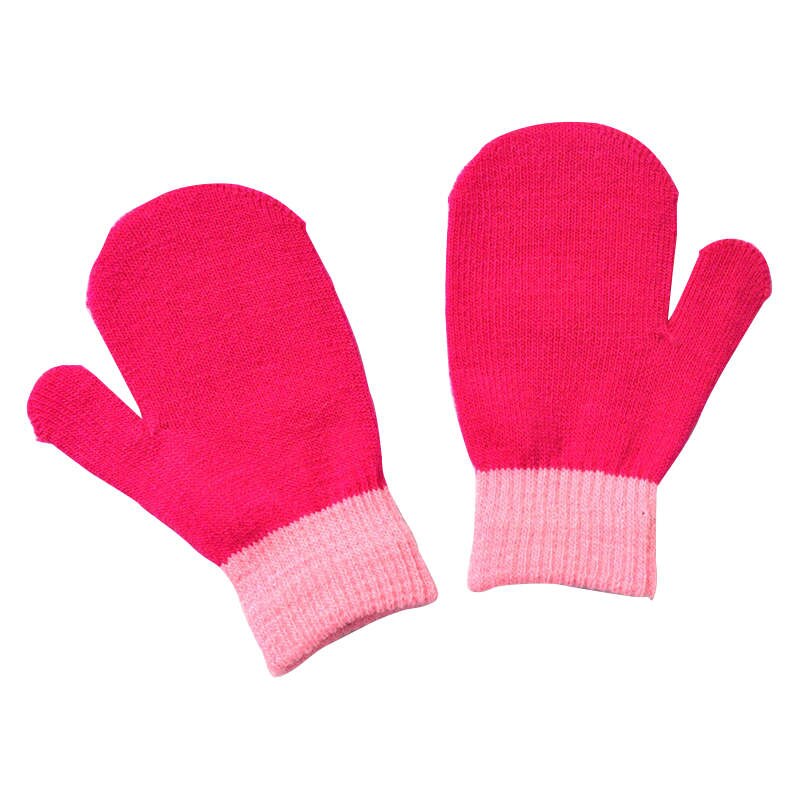 Warmom Kinderen Winter Warm Gebreide Handschoenen Magische Zak Baby Acryl Handschoenen Voor 5-10 Jaar Oud