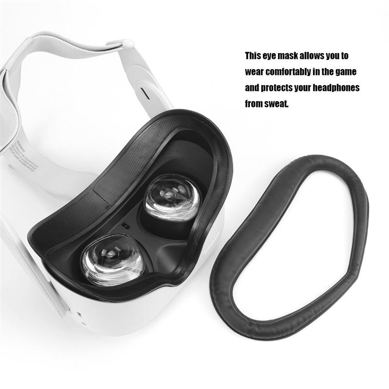 Neue Auge Kissen PU Leder VR Gesicht Pad Abnehmbare Glas Schutzhülle Pad Schaum Abdeckung Ersatz für Oculus Suche 2