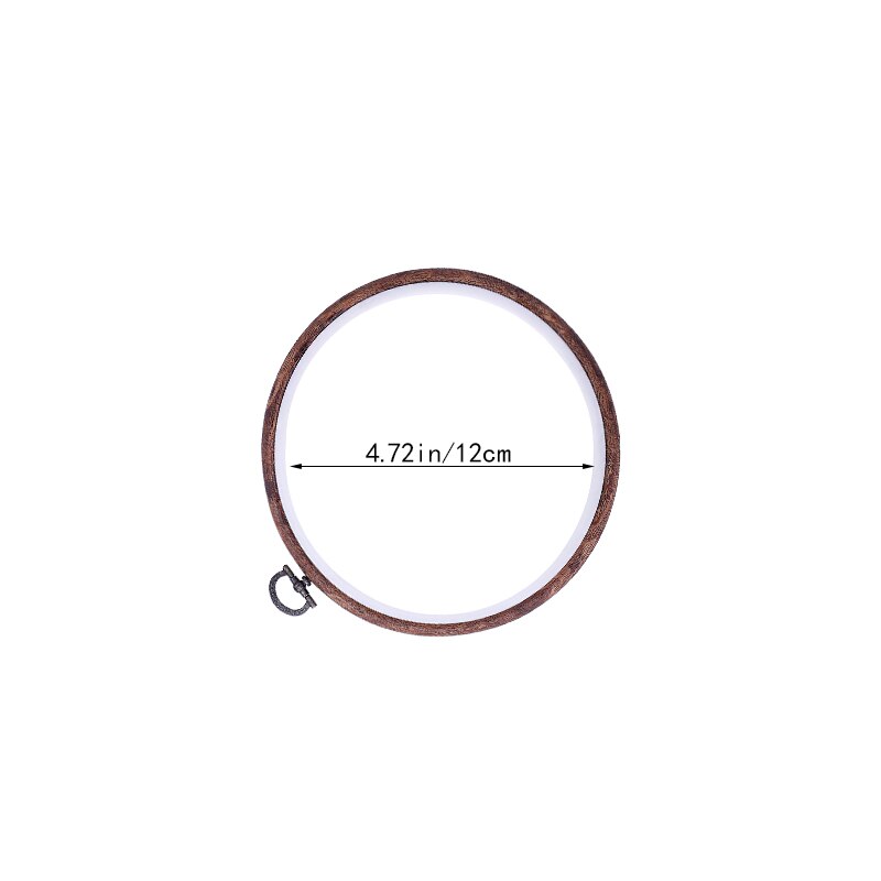 LMDZ 1Stck Praktische Stickerei Reifen Rahmen Foto Rahmen Kreuz Stich Band Ring Stickerei Kreis NäHenne Bausatz Rahmen Stickerei Band: 12cm