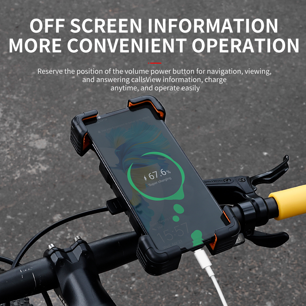 Fiets Mobiele Telefoon Stand Fietsen Aluminium Vier-klauw Stand Fietsaccessoires