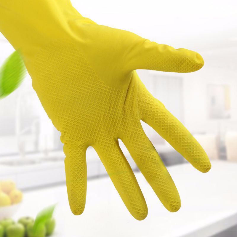 Gants de nettoyage de la vaisselle en Latex | Épurateur de Latex, gants de nettoyage en caoutchouc pour la cuisine, gants de nettoyage en Latex
