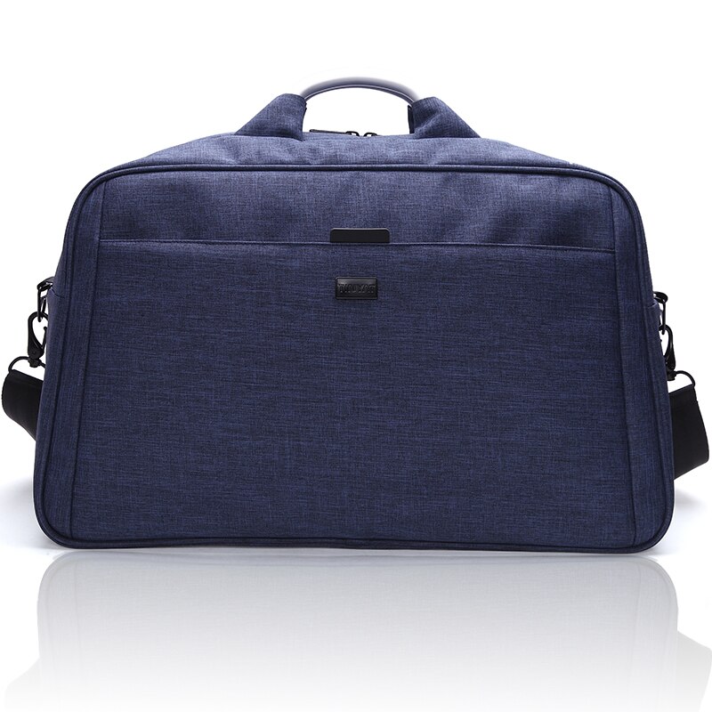 Reistas Menundefineds Grote Capaciteit Reizen Hand Bagage Bag Slijtvaste Waterdichte Doek Enkele Schoudertas: Blauw