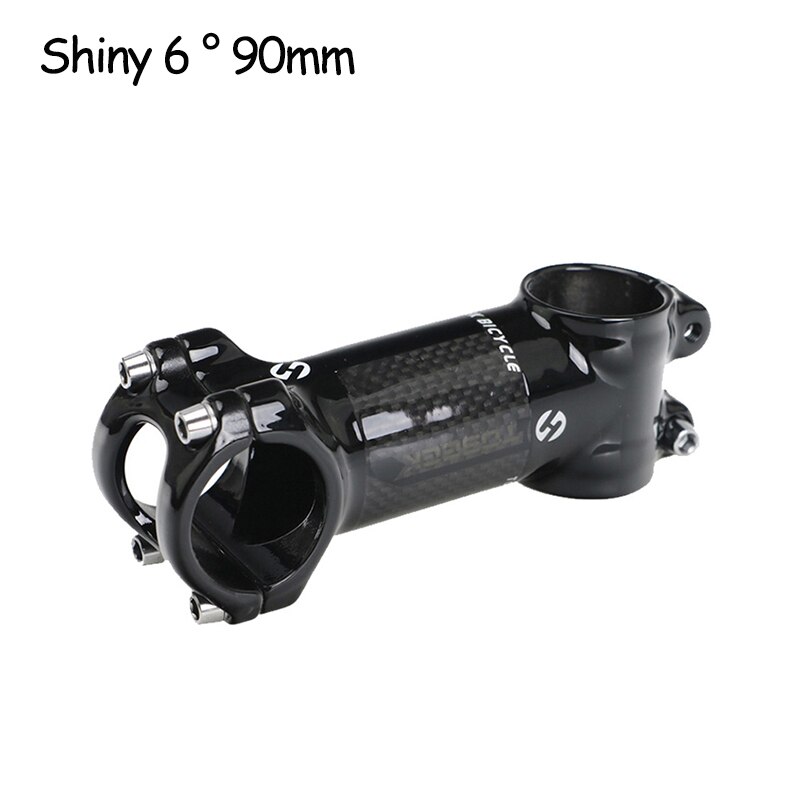 Toseek sykkelstyrestem karbon aluminium landevei mtb sykkelstem ultralett 31.8 mtb kraft 6/17 grader sykkelbord sykkeldel: Multi