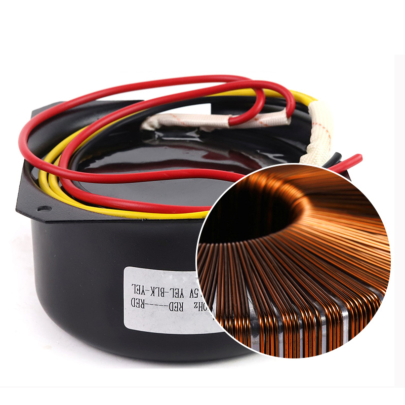 BAHOD 120w 220v A Doppio 12v 15v 18v 20v 22v 24v 28v Trasformatore di Potenza Toroidale con Copertura di Schermatura per Amplificatore Audio HIFI