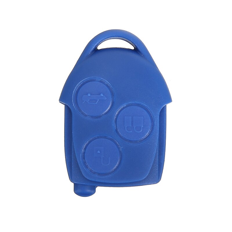 1pcs Plastic 3 Buttons Remote Case Car Key Shell with Battery Fit For Ford Transit MK7 2006 Auto Accessories