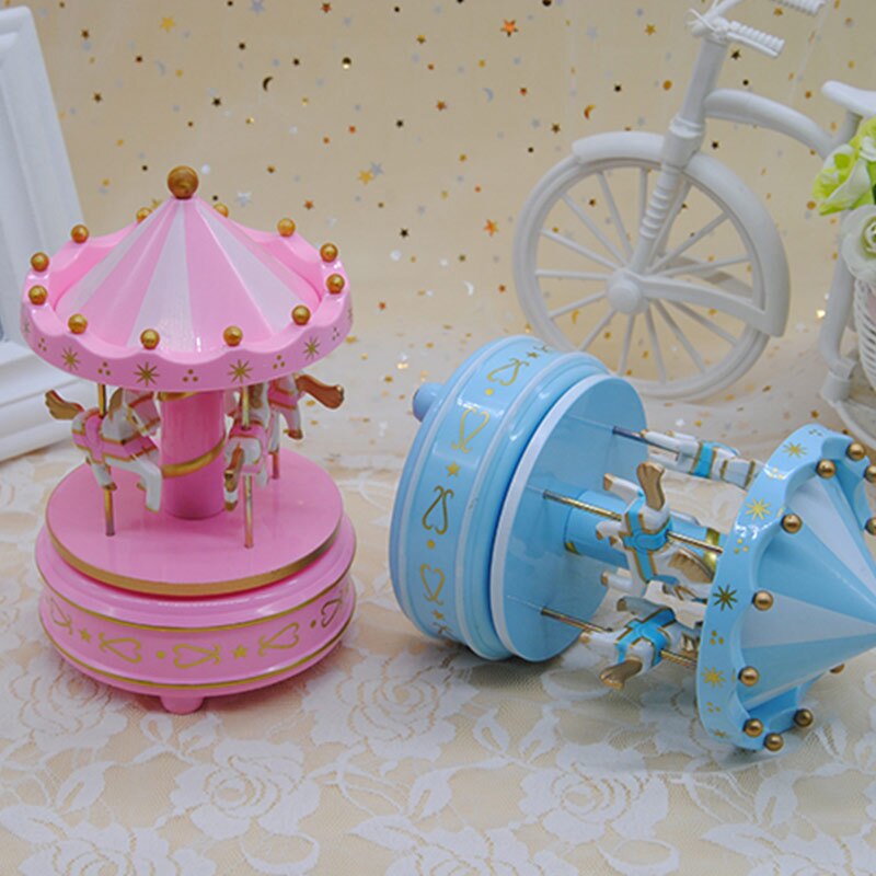 Carousel Music Box Melody Birthday Christmas Festival Musical for Children Kids DIN889
