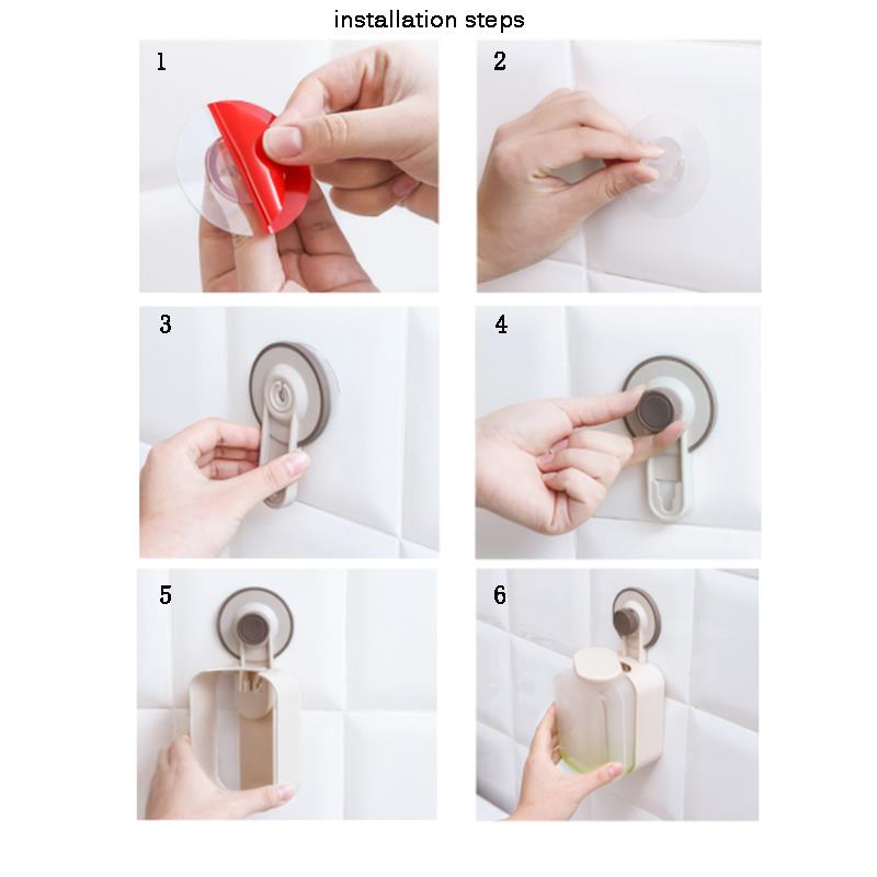 Konesky Kitchen Soap Dispenser Wall Hand Liquid Soap Dispenser For Bathroom Washroom Dispenser For Liquid Soap 1pcs