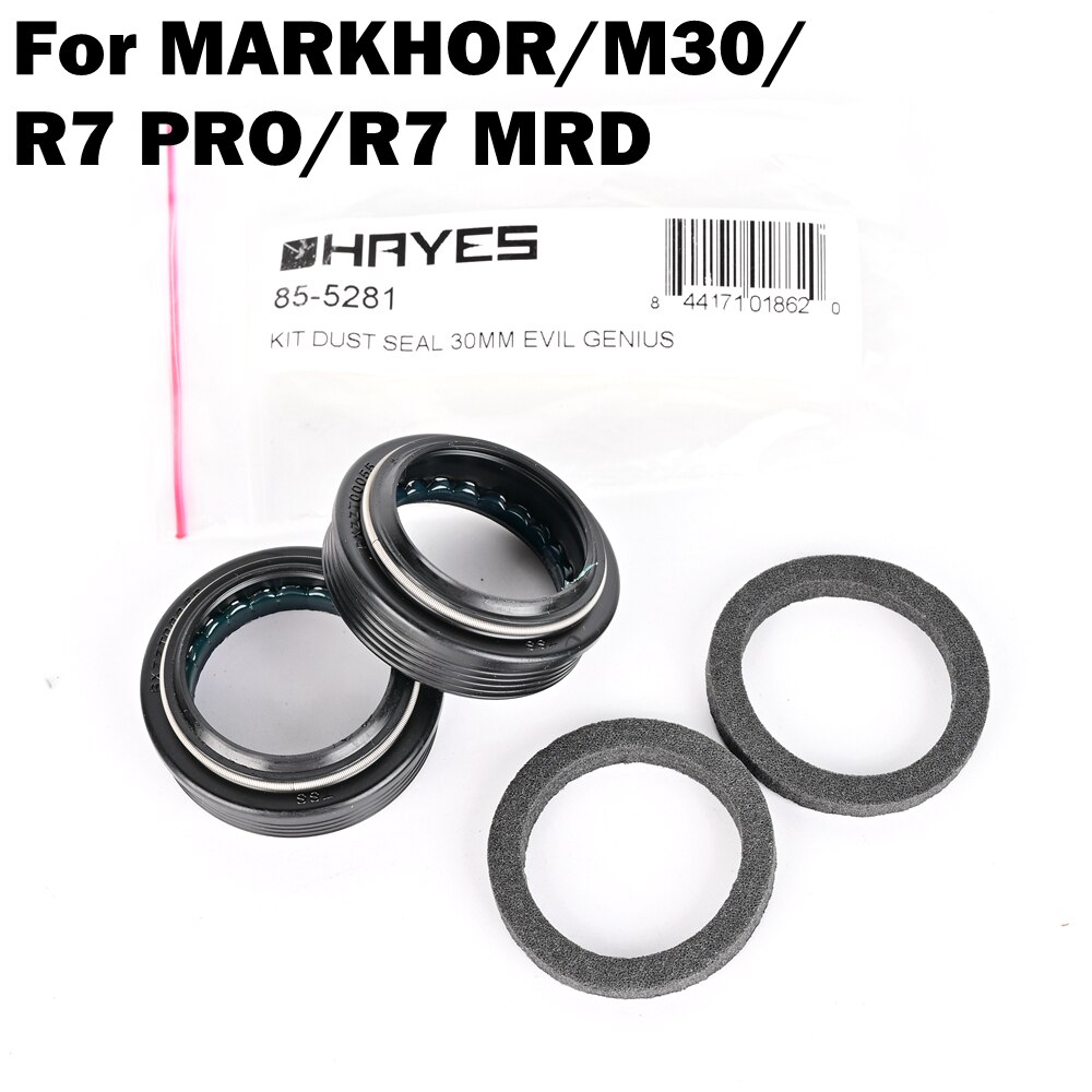 Kits de reparación originales Manitou, piezas de sellado de polvo de horquilla delantera de bicicleta, sello de 30mm 32mm y pistón de anillo de espuma para Manitou R7 MARKHOR MACHETE