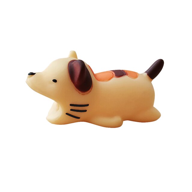 Ochraniacz kabla Cute Animal Bites Winder Organizer dla iphone USB kabel ładujący słuchawki drut kumple Cartoon Protection Cover: NO.9