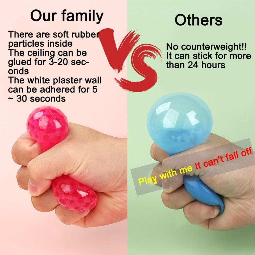 1PC Funny Anti Decompression Splat Ball Vent Toy Venting Ball Sticky Smash Water Ball Anti stress Goods Various Types