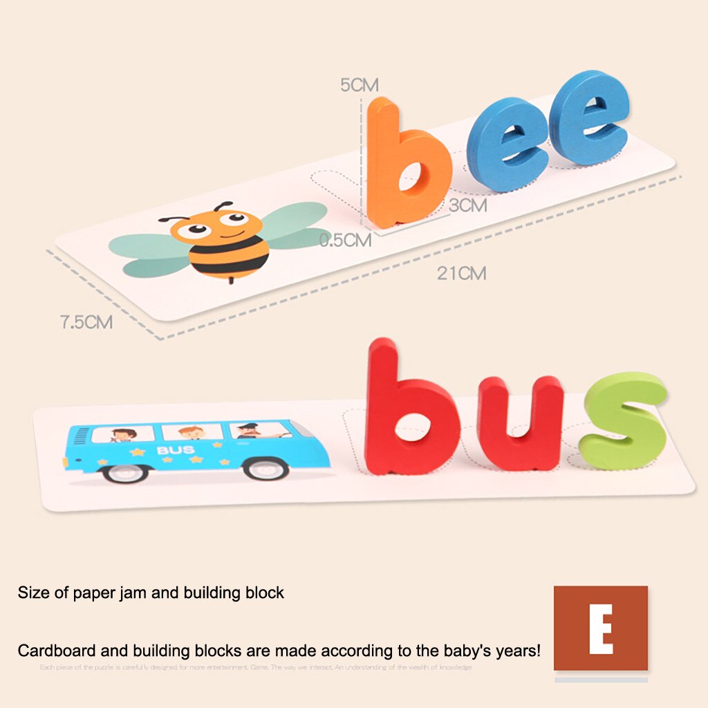 Kids Zien En Ban Leren Speelgoed Developmental Houten Speelgoed Ontwikkelt Woordenschat En Ban Educatief Kids Taal