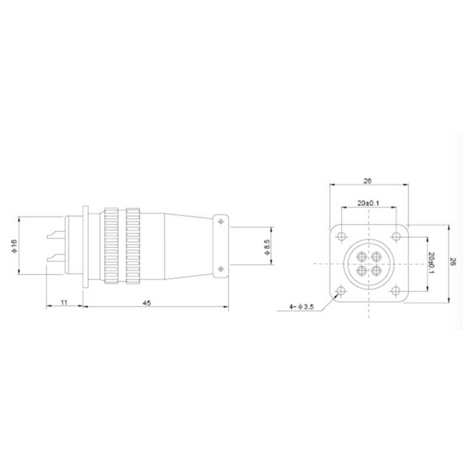 Kies f or m  xs16 j 2p xs16 j 3p xs16 j 4p xs16 j 5p xs16 j 7p xs16 2 3 4 5 7 pinnen aansluiting connector luchtvaartstekker tig lasbrander