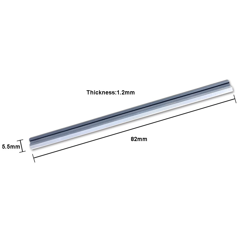 Foxbc 82Mm Schaafbeitels Voor Bosch PA1202 Woodrazor, PHO25-82, PHO200, PHO16-82 Carbide Hout Schaafbeitels 82X5.5X1.2Mm 4 Stuks