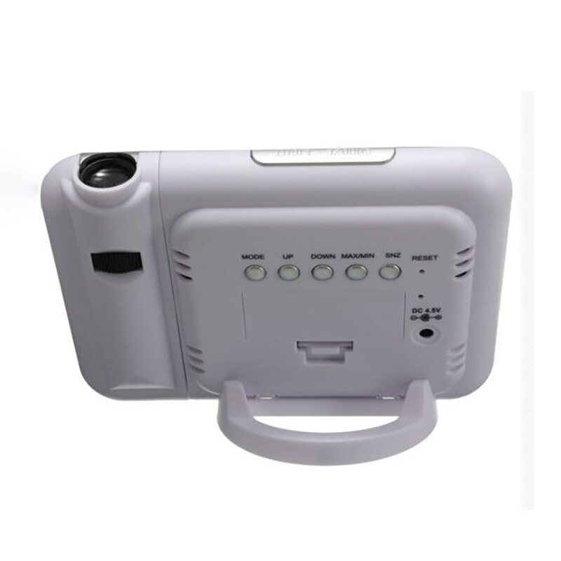 1Pcs Time Watch Multi Function Digital Alarm Clocks Color Screen Desktop Clock Display Weather Calendar Time Projection