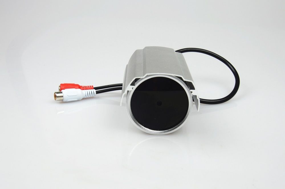 Høj kvalitet vandtæt overvågning rca cctv mic mikrofon lyd monitor kamera