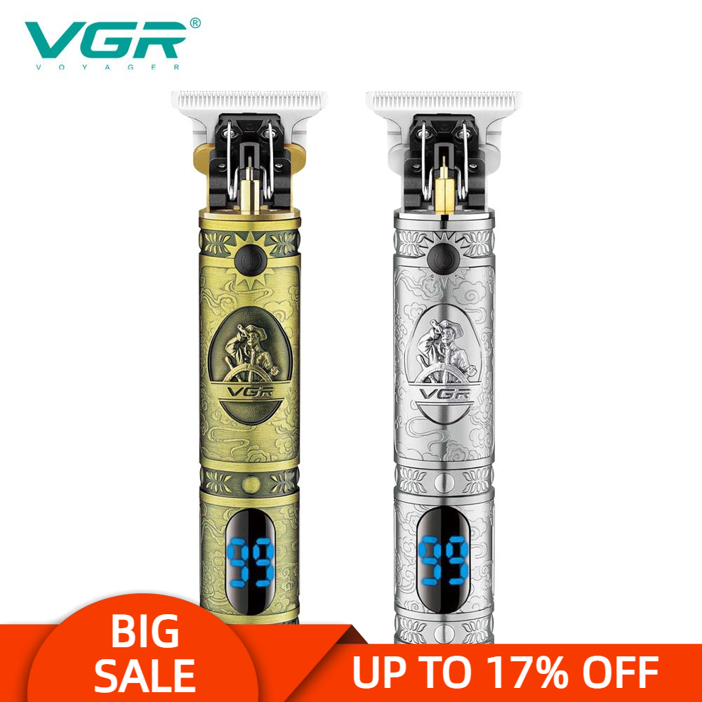 Vgr 228 Tondeuse Professionele Persoonlijke Verzorging Kapper Trimmer Voor Mannen Upgrade T9 Lcd Elektrische Tondeuse Clippers Vgr V228