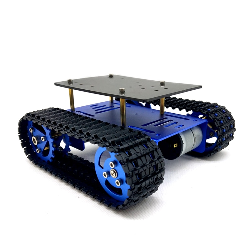 Smart Robot Tank Chassis Tracked Car Platform With 12V 350rpm Motor For Arduino DIY Robot Toy Part Mini T101