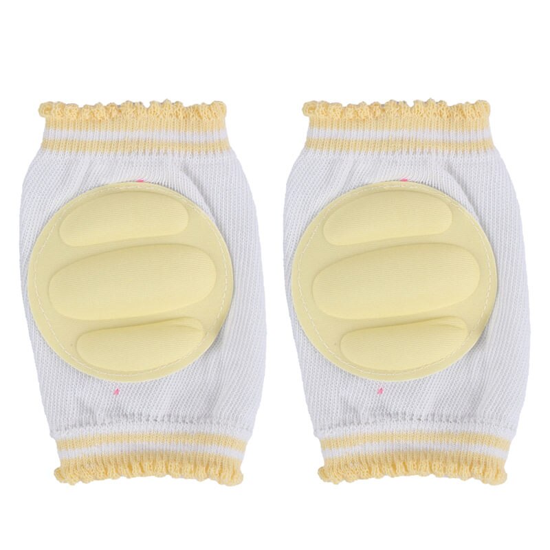 Chauffe-jambes pour bébé garçon et fille en bas âge, coussin de sécurité pour ramper, genouillère antidérapante: YELLOW