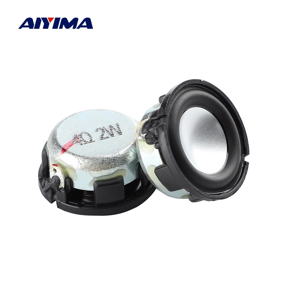 Aiyima 2Pcs 1 Inch Full Range Sound Speaker 24Mm 4 8 Ohm 2W Neodymium Mini Luidspreker Diy bluetooth Speakers