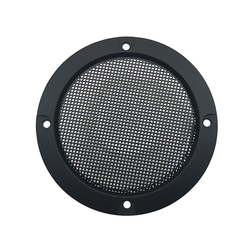 2Pcs 2/3 Inch Speaker Net Cover High-grade Car home mesh enclosure speakers Plastic Frame Metal iron wire Grilles Speaker: 3 inches / Dumb Black