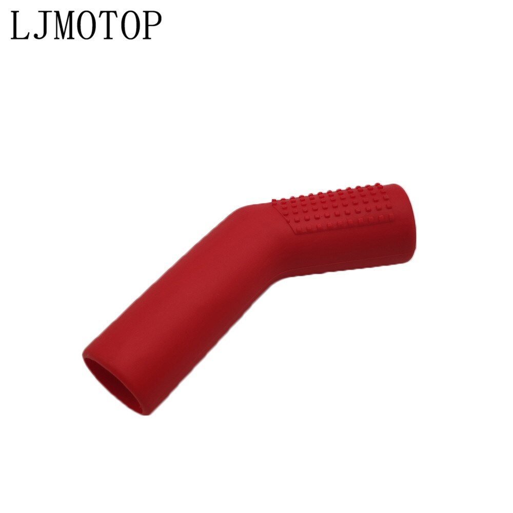 Motorsykkel shift lever sock gear støvler sko dekker moto beskyttelsesveske til yamaha mxt 850 niken gt xtz 700 tenere: Rød