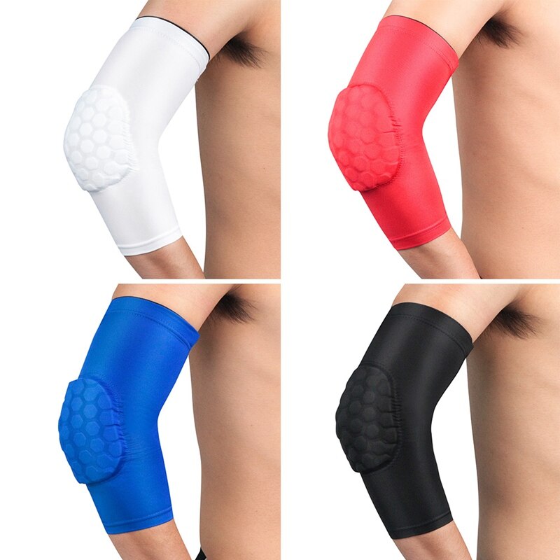 1 stücke arm hülse armband ellenbogen unterstützung Basketball Arm Sleeve Atmungs Fußball Sicherheit Sport Elbow Pad brace schutz werkzeuge