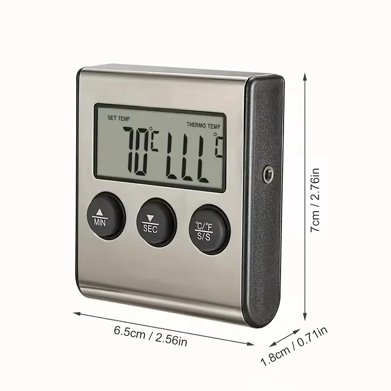 LCD Digital Kitchen Countdown Timer Stopwatch Alarm Clock Kitchen Timer Practical Cooking Alarm Clock DIY Standing Timer