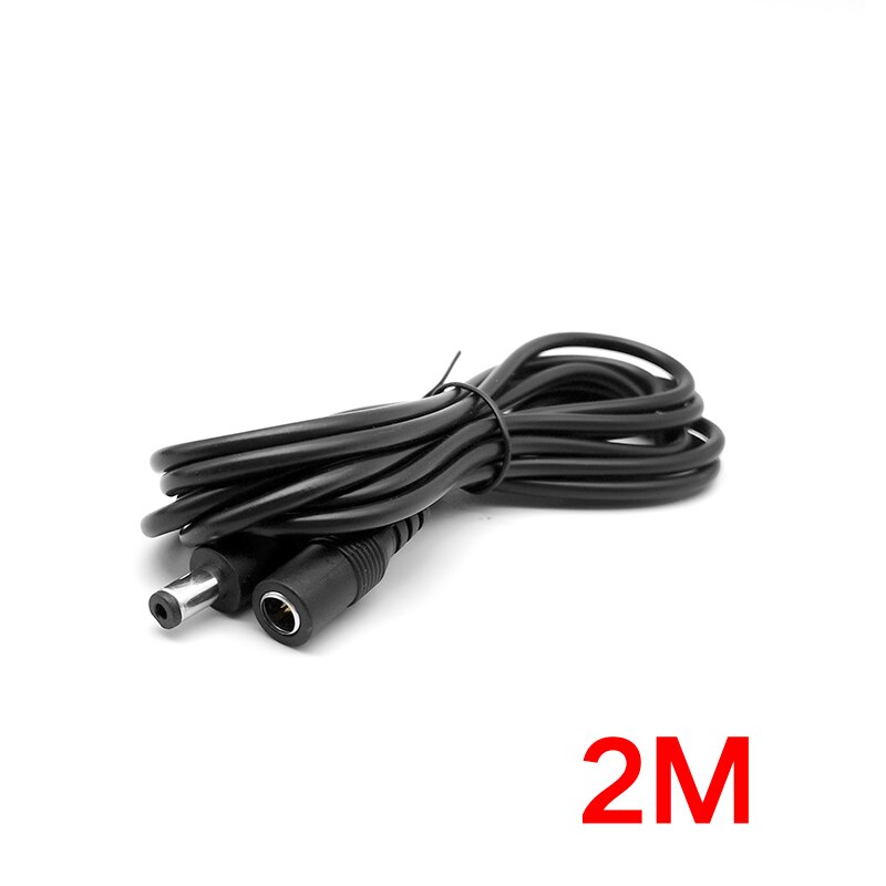 1m 2m 3m 5m 10m 12v dc jatkojohto 5.5*2.1mm uros naaras virtajohto dc -liitin led -nauhavalosovittimelle cctv -kamera