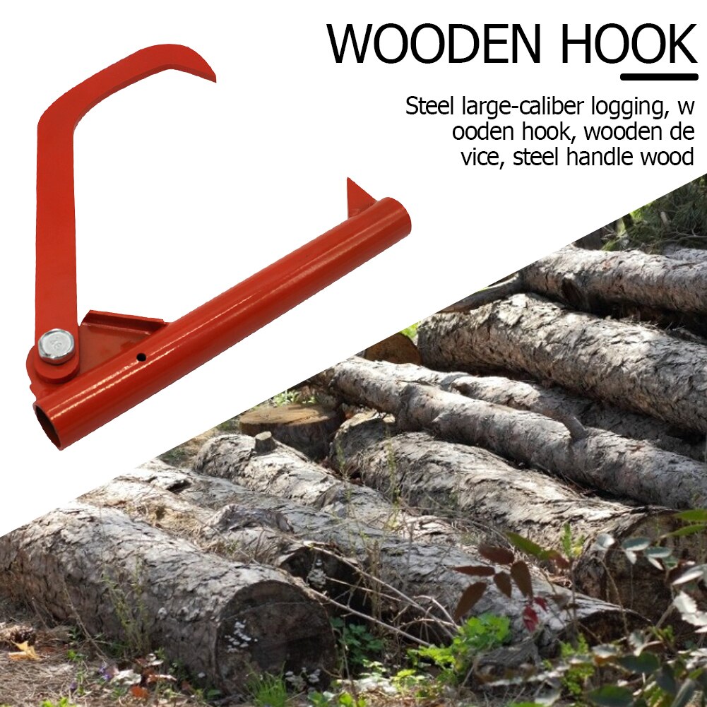 Carbon Steel Roller Felling Lever Garden Backyard Lifter Log Peavy Heavy Duty Durable Rustproof Home Transport Patio Cant Hook