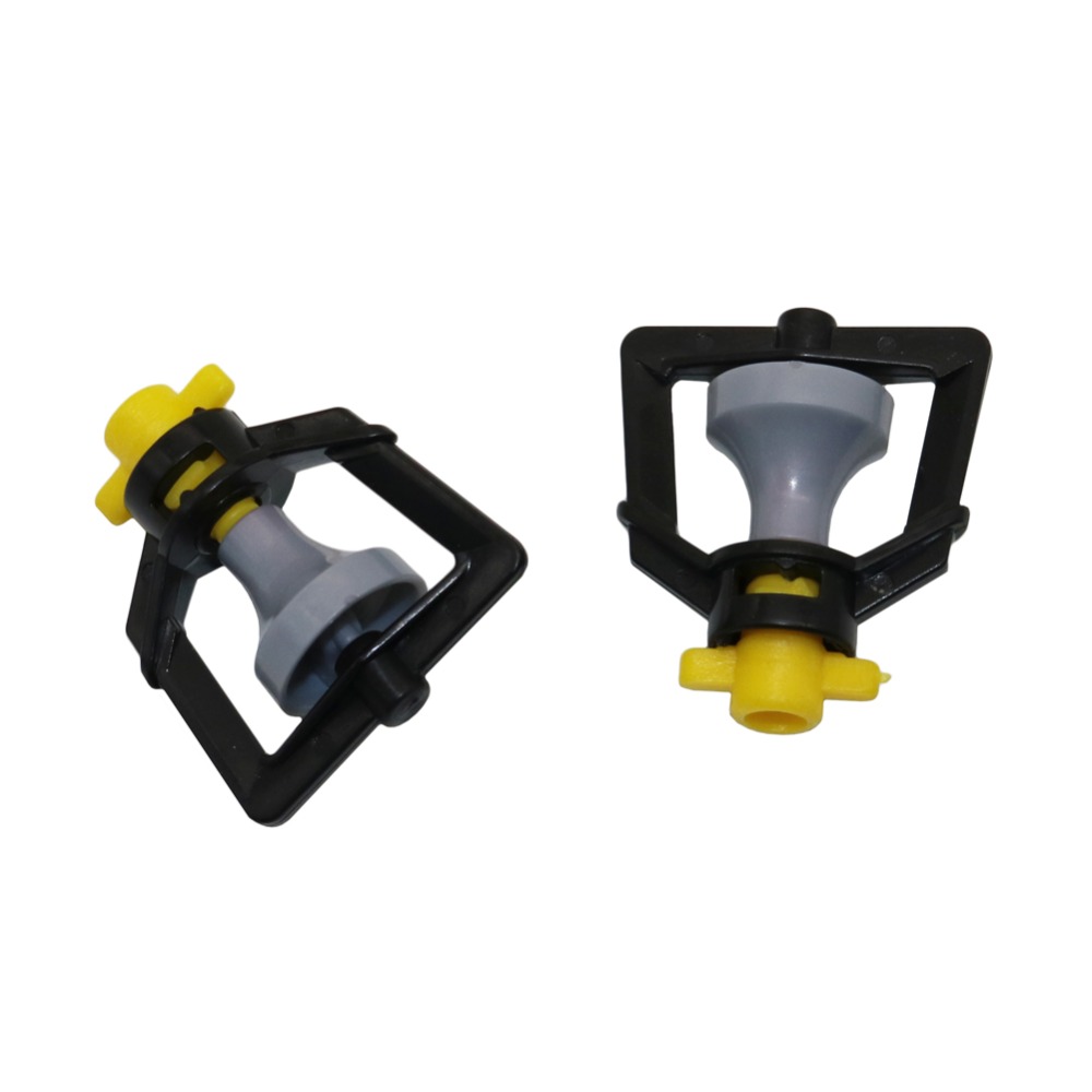 6mm Vortex Sprinklers 360 Angles Garden Lawn Sprinkler Agriculture tools Mist cooling system Greenhouse Sprayer 100 Pcs