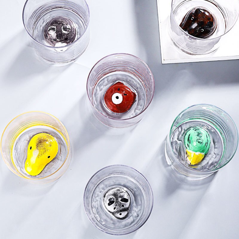 Nowi przyjaciele 3D głowa zwierzęcia kryształbyć winnym skały szkocja Whisky okulary staroświeckie szkło Verre XO Chivas kieliszek robić czerwonego wina Brandy wąchać