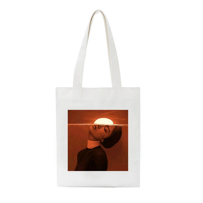 Vintage Harajuku Grote Capaciteit Canvas Vrouwen Casual Mode Academy Punk Ins Plezier Ulzzang Art Chic Schoudertassen