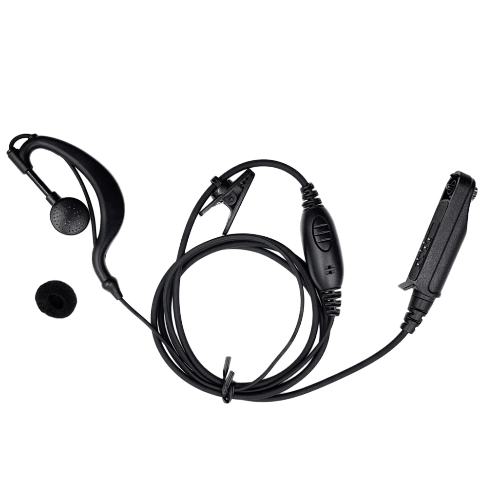 G Shape Earpiece Headset PTT with Mic for BF-UV9R、BF-A58、BF-9700、BF-UV9RPLUS Baofeng Waterproof Two Way Radio