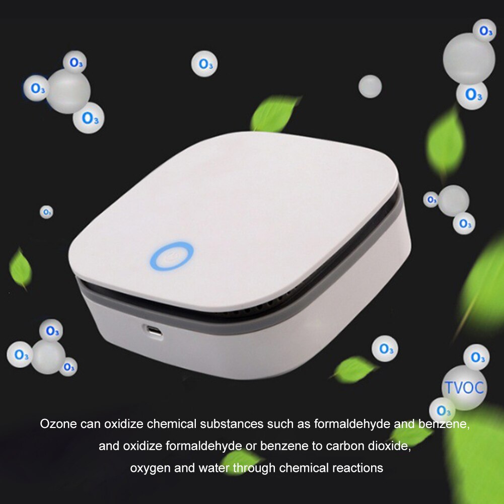 Air Purifier Fridge Freshener Air Cleaner Ozone Anion Generator Clear Odor Ozone addition to formaldehyde Ozone machine