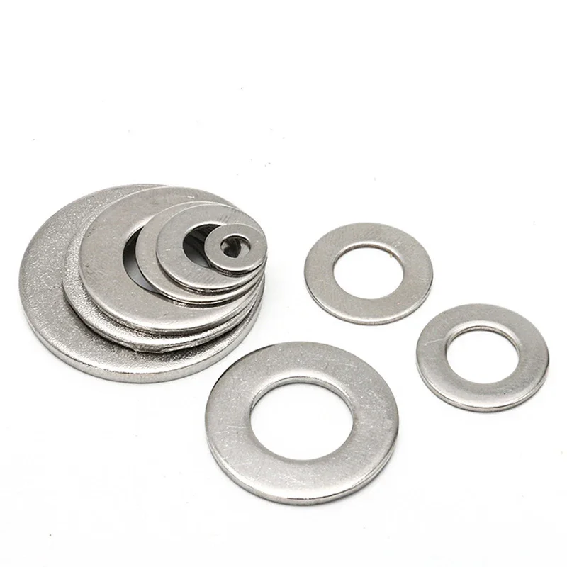304 Stainless Steel Big Metal Gasket / Flat Washers M1.6-M22