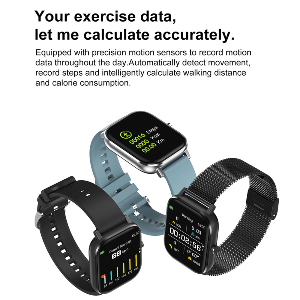 Neue P8 Profi DT35 Clever Uhr 1,54 zoll Herzfrequenz EKG Blutdruck Monitor Bluetooth Anruf Armbanduhr Männer Frauen Smartwatch