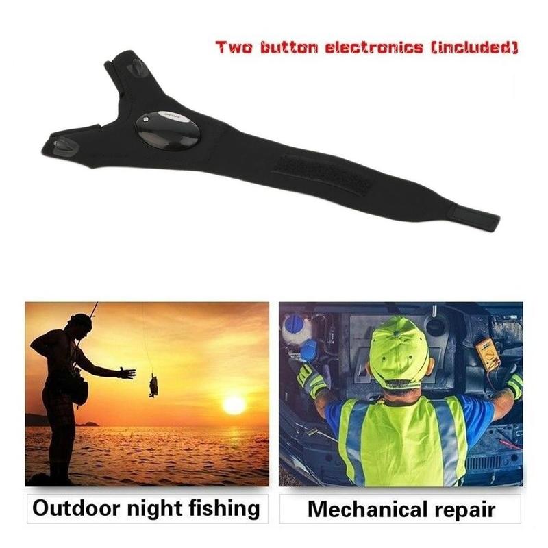 draussen Angeln Handschuhe Mit LED Licht draussen Leucht Atmungsaktive Handschuhe Angeln Finger Handschuhe Für Radfahren Camping Flashlig L1F4