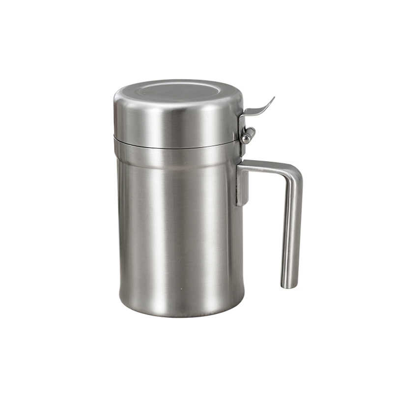 304 Roestvrij Staal Olie Container Keeper Lekvrij Handvat Controlerende Fles Pot Levert Huishoudelijke Met Cover Voor Keuken Gereedschap
