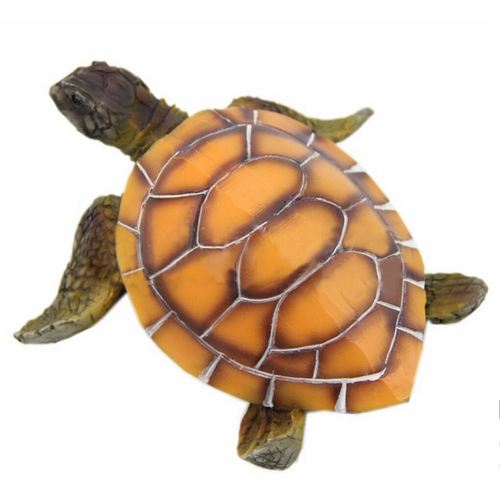 1pc aquarium ornamenten van kunsthars en polyresin, schildpad, aquariumdecoratie