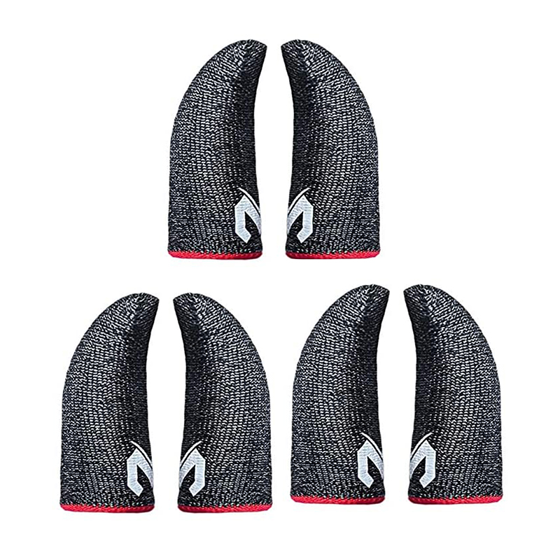 Elastic Touch Screen Finger Sleeve Seamless Breathable Anti-Sweat Finger Cot for Mobile Phone Game GDeals