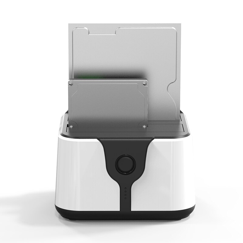 2 tray docking station for hard disk suits SATA 2.5"/3.5" hdd support max 4tb HDD usb 3.0 clone function HDD docking station